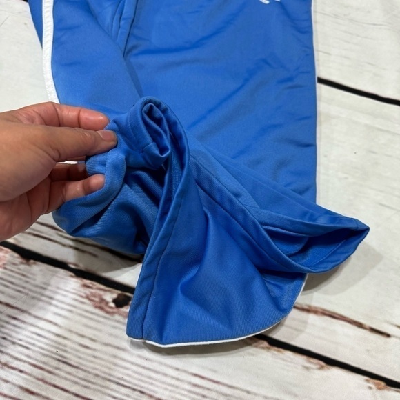 Abercrombie kids blue track pants 2 stripes on sides size XL Vintage Y2K EUC - Picture 3 of 11